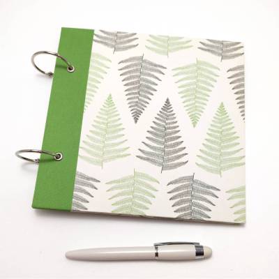 Fotoalbum / Gästebuch Buchringe - Farn