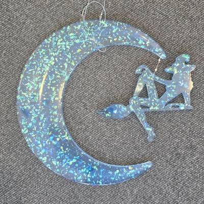 Sonnenfänger - Hexe und Mond  - Epoxid