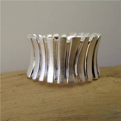 Silberring "Boardwalk" Sterlingsilber 925,  Ring in Größe 60, Einzelstück