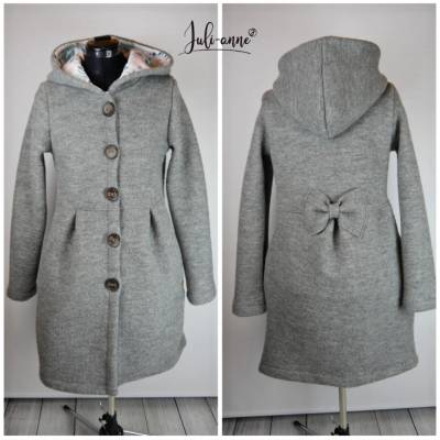 Dicker Damen BIO Walk Mantel / Jacke Jumi Grau Hellgrau