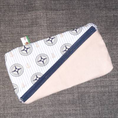 Stiftemäppchen für Jungs, zur Einschulung, Krimskramstasche, Hygienemäppchen