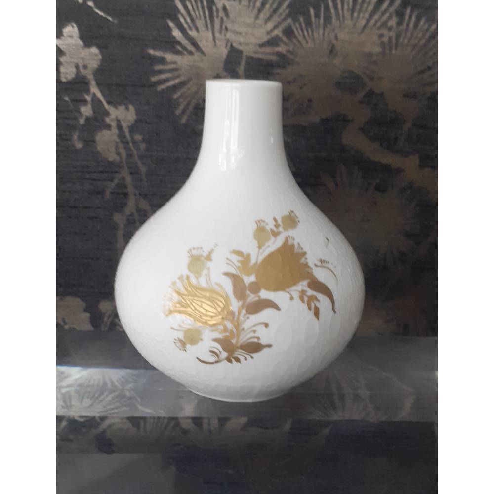 Vintage Porzellan Rosenthal Studio Line Vase Romanze Björn Wiinblad Weiss