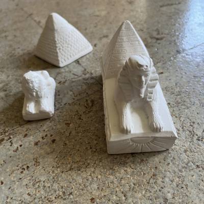 Sphinx in verschiedene Größen und Farben - Ägypten - 1 Gipsfigur