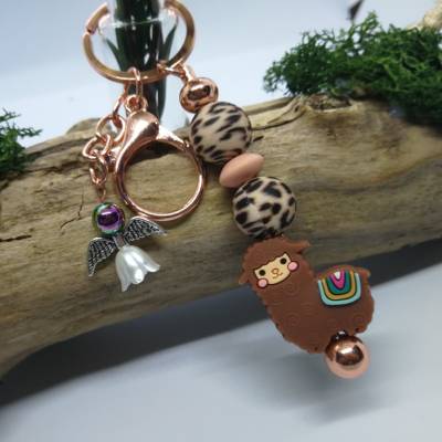 Schlüssel-/Taschenbaumler, Alpaka, braun, grün,