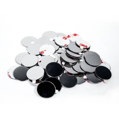 Selbstklebende Metallplättchen für Toniefiguren, Haftgrund für Magnete, Metallscheiben aus magnethaftendem Edelstahl