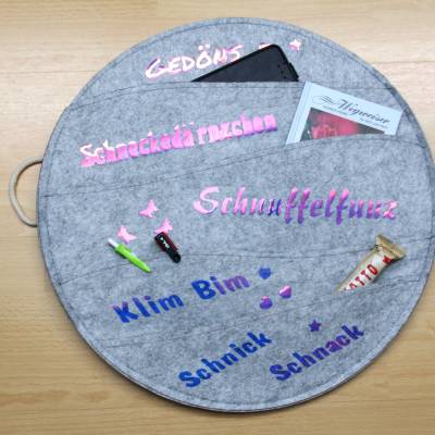 Runde Ordnungshilfe/Organizer aus Filz