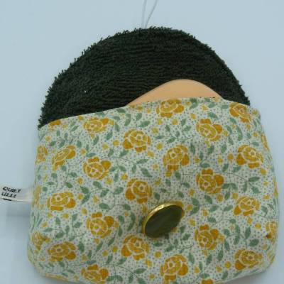 Seifentasche mit Rosen Seifensack Seifenbeutel