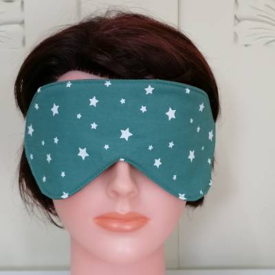 Schlafmaske aus 100% Baumwolle – Schlafbrille für erholsamen Schlaf & Reisen