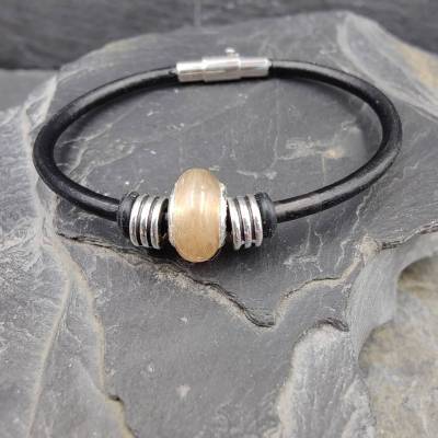 Tierhaarschmuck, Armband Vegan, Miniperlen gefüllt mit Haaren, Fell, Hund, Katze, Haustiere, Asche, Nabelschnur, Andenke