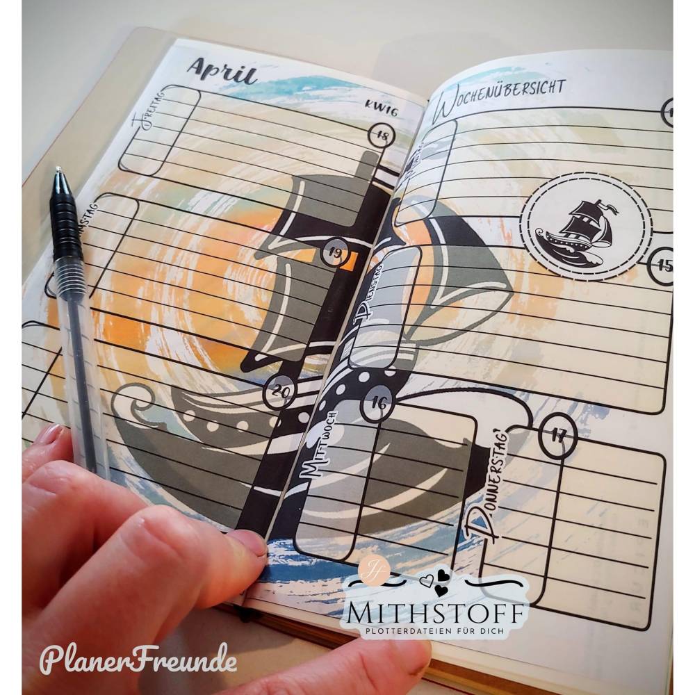 Tolle maritime Datei Sayling - 5 x Schiff - Mithstoff - PNG - DXF - SVG Bild 3