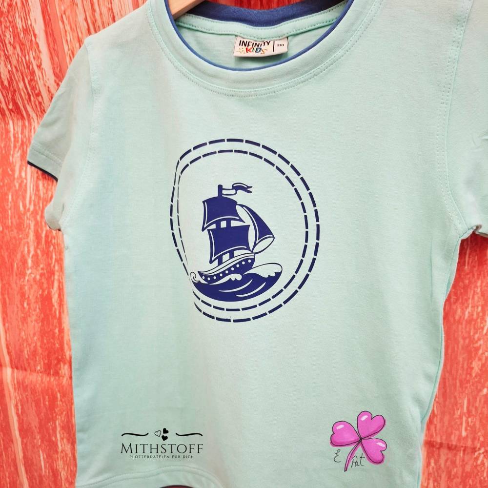 Tolle maritime Datei Sayling - 5 x Schiff - Mithstoff - PNG - DXF - SVG Bild 6