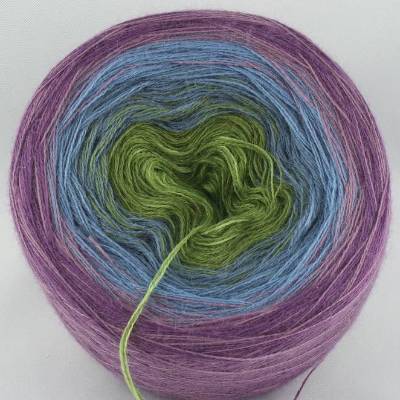 100% Schurwolle Merino extrafein Bobbel Farbverlauf Wolke 7 Happy Birthday 4-fädig