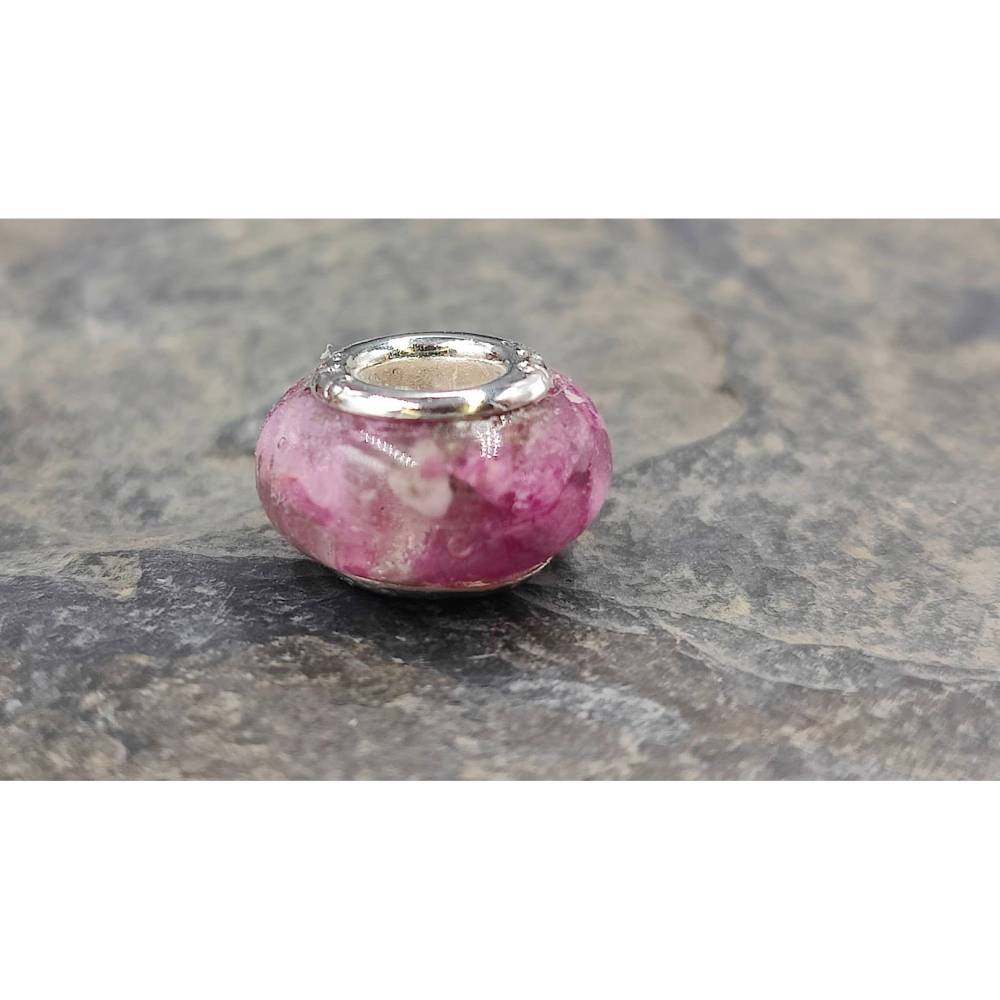 12mm Perle, Tierhaarschmuck mit Blüten, Haaren oder Asche, Hund, Katze, Haustier, Erinnerung, Einäscherung, Andenken an Bild 4