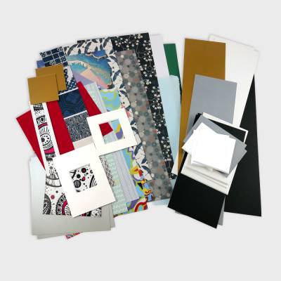 Faszination Papier - Papierset für kreative Projekte, Farbpalette "Blau"