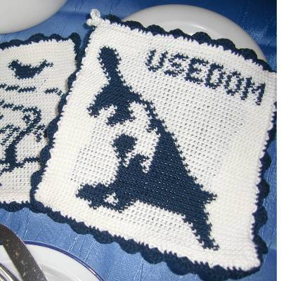 DIY Häkelanleitung Doubleface-Topflappen Maritim 6 – Usedom (PDF)