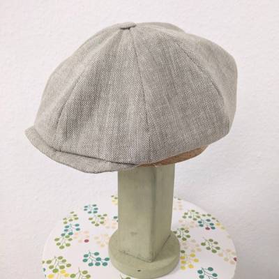 Ballonmütze Newsobycap Grün Fischgrat
