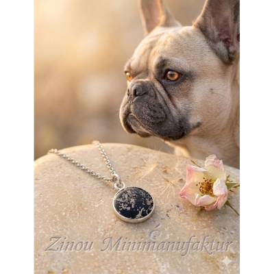 Anhänger Dana mit Kette 12mm gefüllt mit Asche, Haustier, Hund, Andenken, Erinnerung, Katze, Einäscherung, Feuerbestattu