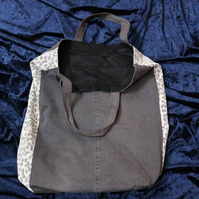 Upcycling Stoffbeutel "Hosentasche"
