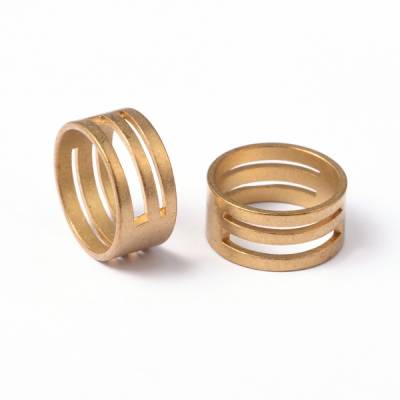 1 Biegering-Öffner, Messing, Werkzeug zum öffnen und schließen von Binderingen und Ösen, Nicke