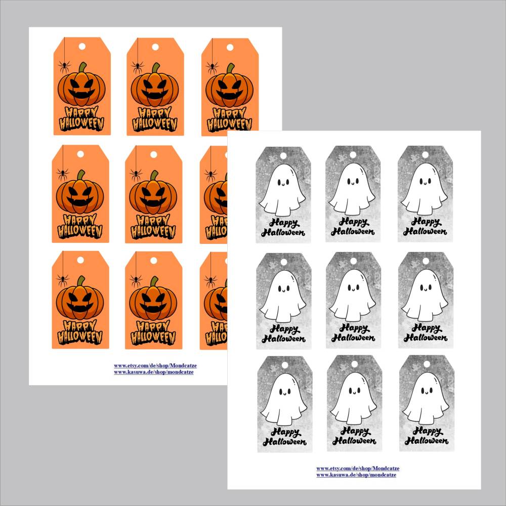 PDF HALLOWEEN Gedicht für Glückswürmchen und Glücksbringer, Download Bild 5
