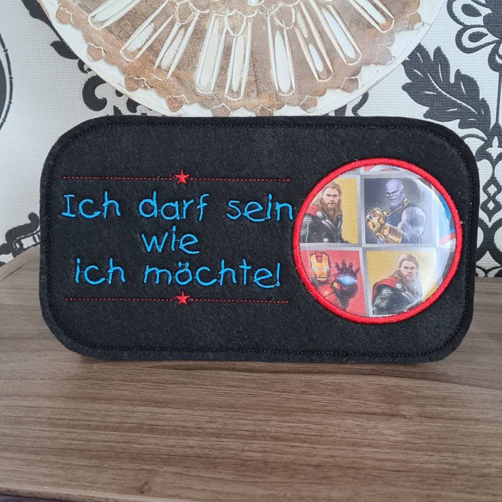 Stickdatei Mug Rug Affirmation ITH Tassenteppich Bild 4