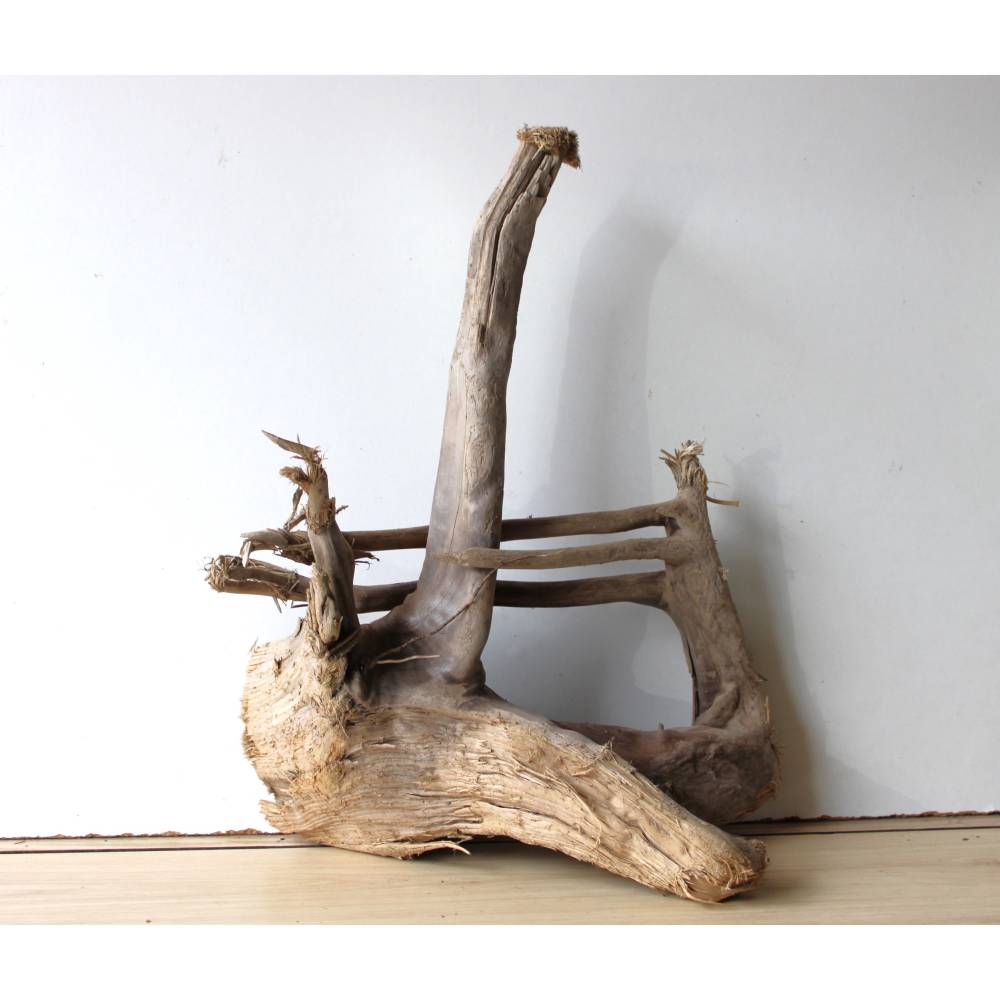 Treibholz Schwemmholz Driftwood 1 XL Wurzel Dekoration Garten Lampe Terrarium 47 cm lang
