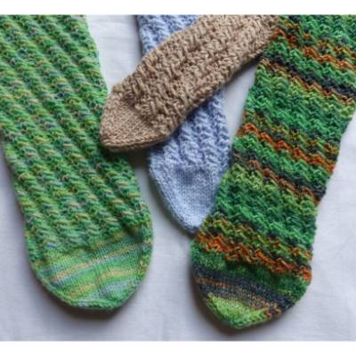 Strickanleitung Spiralsocken in allen Größen