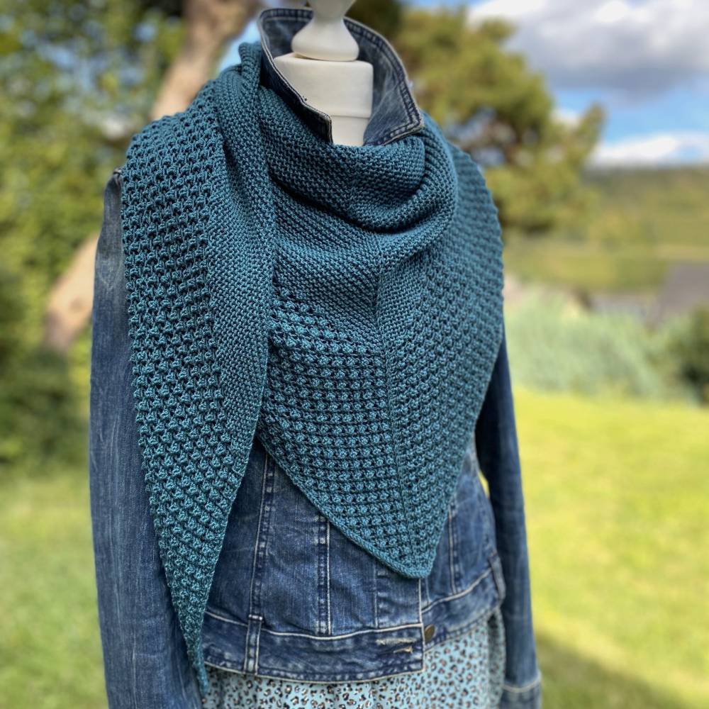 Strickanleitung Lizas Tuch Bubble Wrap Bild 2