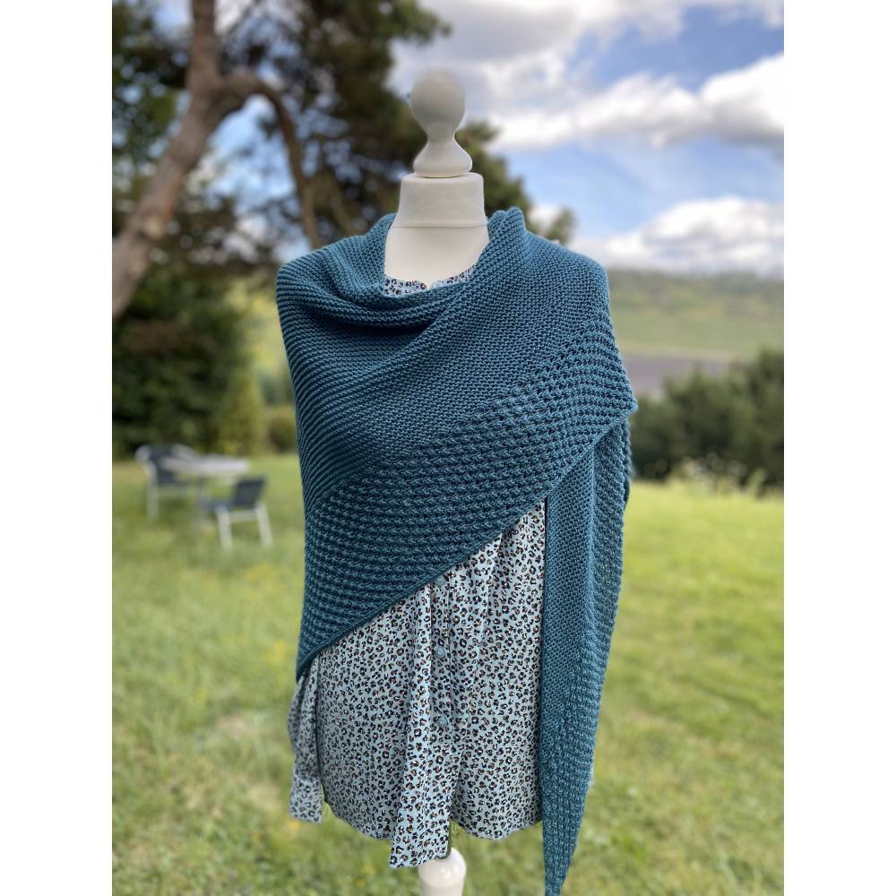 Strickanleitung Lizas Tuch Bubble Wrap Bild 4