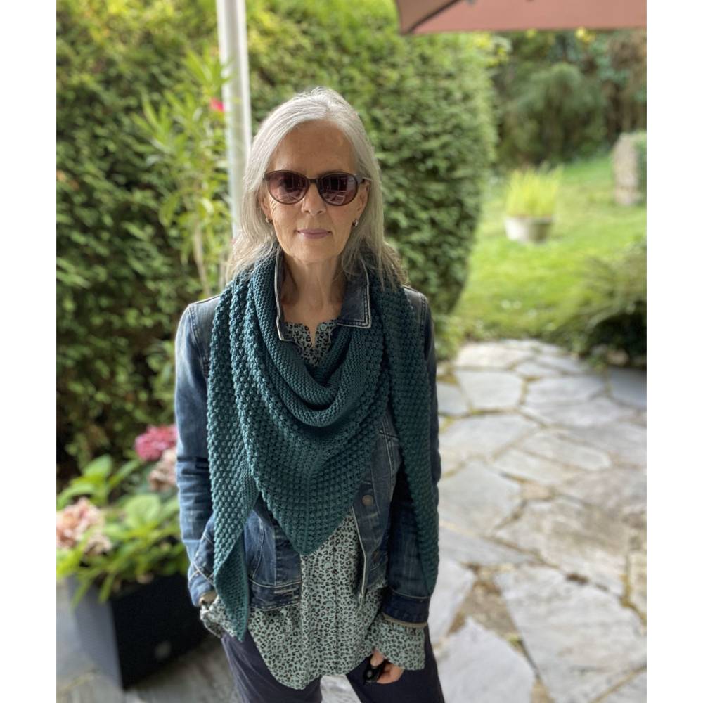 Strickanleitung Lizas Tuch Bubble Wrap Bild 6