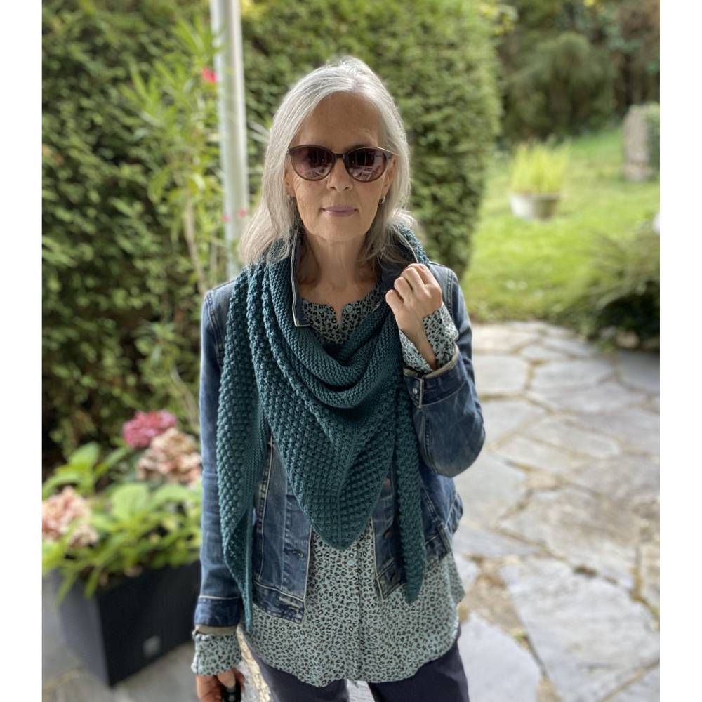 Strickanleitung Lizas Tuch Bubble Wrap Bild 8