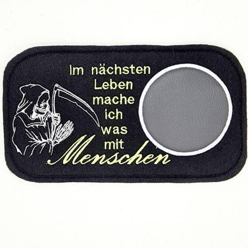 Stickdatei Mug Rug Menschen ITH Tassenteppich