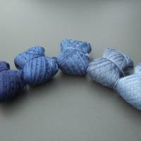 100% Schurwolle Merino extrafein Bobbel Mini Wolke 7 Jeanstöne 4-fädig 5x 50m Lauflänge