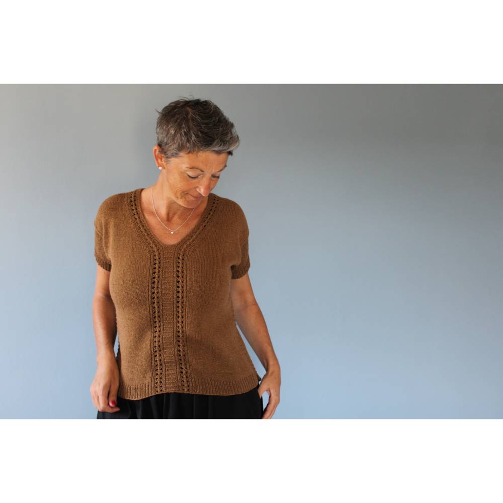 "Depot" Pullover stricken, auch als Slipover in 8 Größen Bild 4