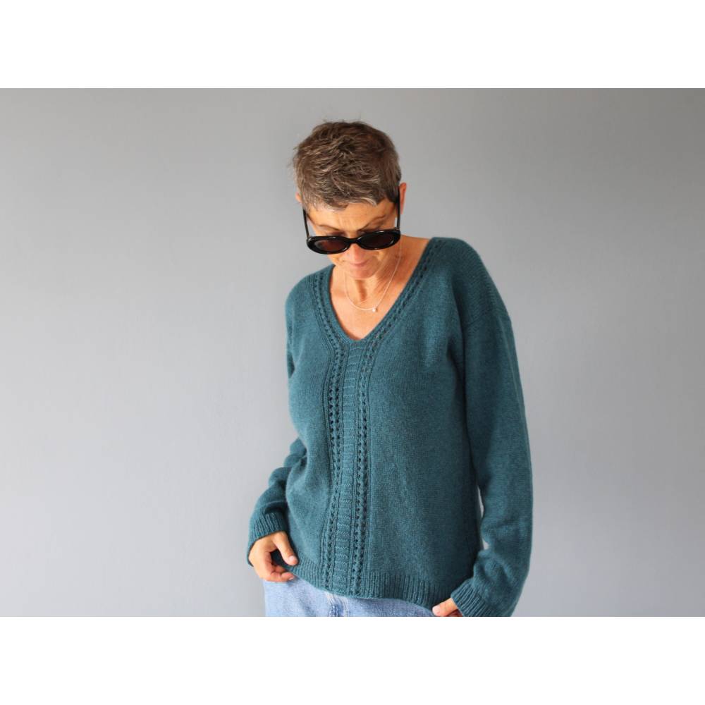 "Depot" Pullover stricken, auch als Slipover in 8 Größen Bild 7