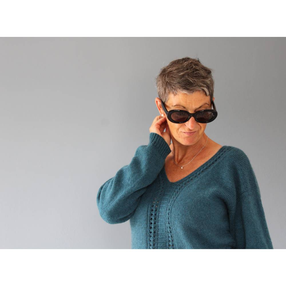 "Depot" Pullover stricken, auch als Slipover in 8 Größen Bild 9