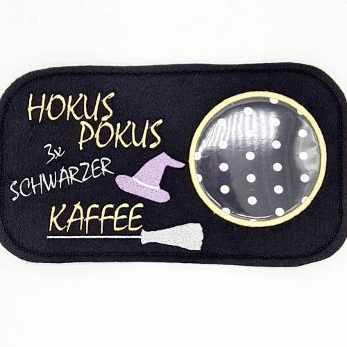 Stickdatei Mug Rug Halloween ITH