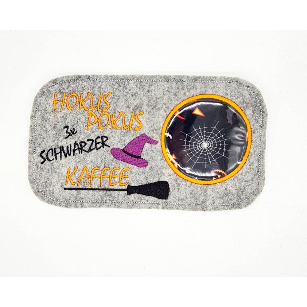 Stickdatei Mug Rug Halloween ITH Bild 2