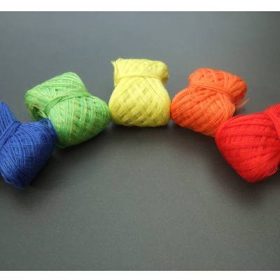 100% Schurwolle Merino extrafein Bobbel Mini Wolke 7 Neonfarben 4-fädig 5x 50m Lauflänge