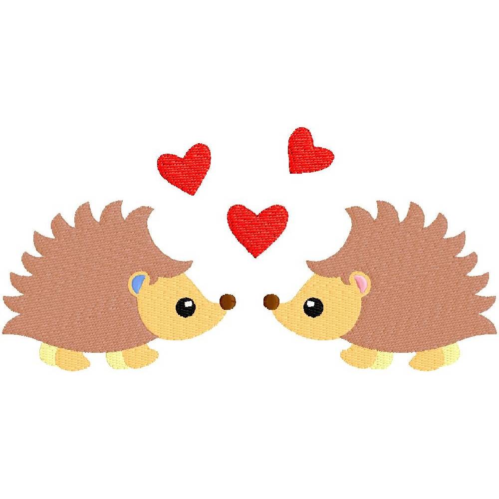 Stickdatei Igel und Pilze 7 Dateien ab dem 10 x 10 Rahmen stickmotiv stickmuster sticken waldtiere stickerei Bild 3