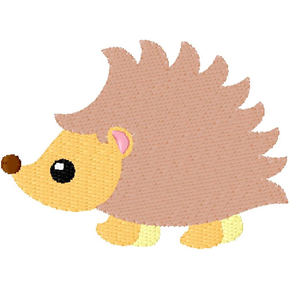 Stickdatei Igel und Pilze 7 Dateien ab dem 10 x 10 Rahmen stickmotiv stickmuster sticken waldtiere stickerei Bild 9