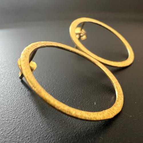 Ohrringe / Ohrstecker aus vergoldetem 925-Silber - T66