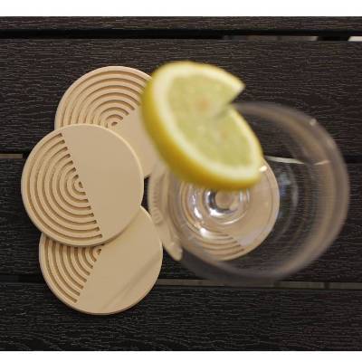Untersetzer für Wein/Bier/Cocktail/Home | Glasuntersetzer | Geschenk | Dekoration | Nachhaltigkeit | biologisch | Garten