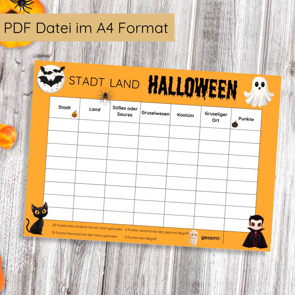 Halloween Spiele Zum Ausdrucken