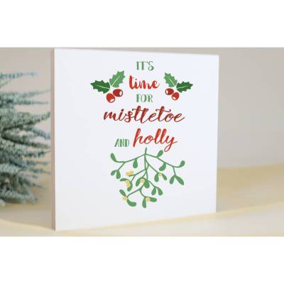Holzbild mit Spruch | Aufsteller Wandbild | Kleines persönliches Geschenk | Wohnung Deko | Einzug, Umzug, Renovierung | 