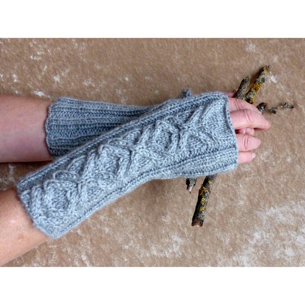 Strickanleitung Stulpen Ramos - fingerlose Handschuhe