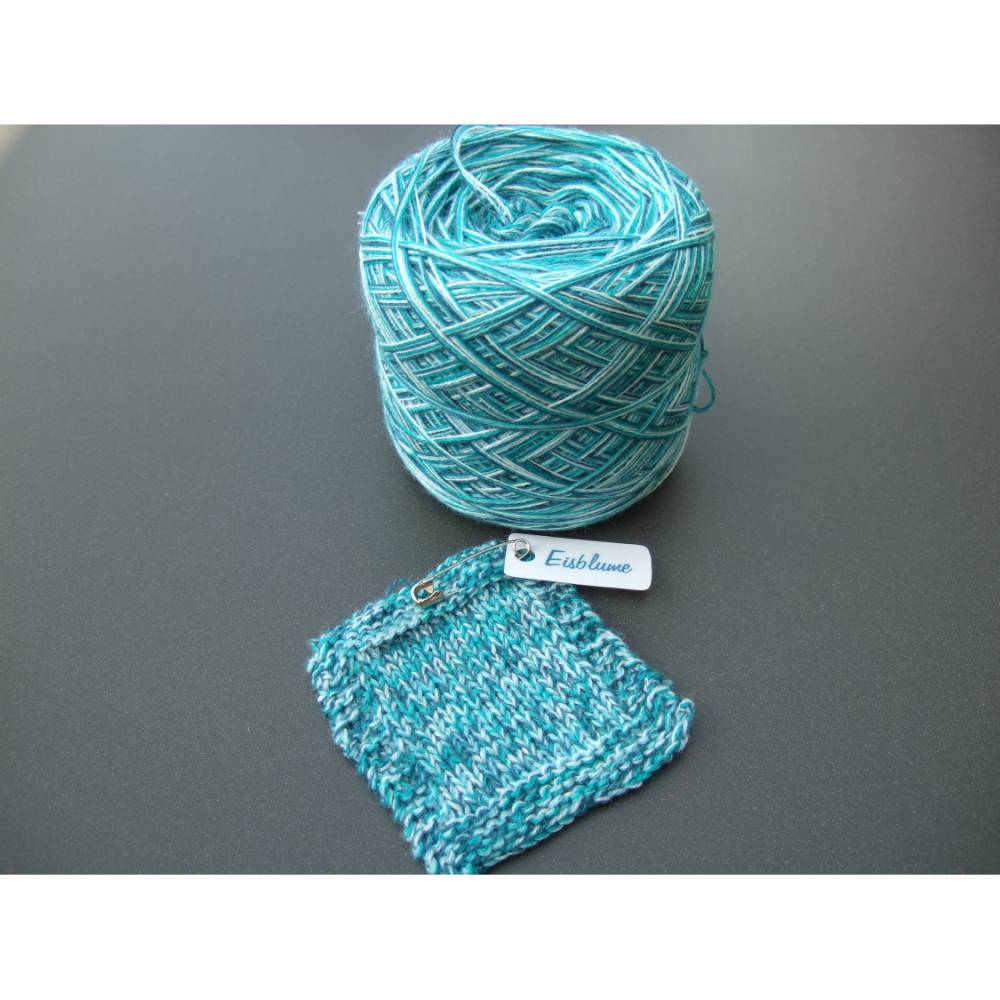 100% Schurwolle Merino extrafein Bobbel Konfetti Wolke 7 Eisblume 4-fädig Bild 1