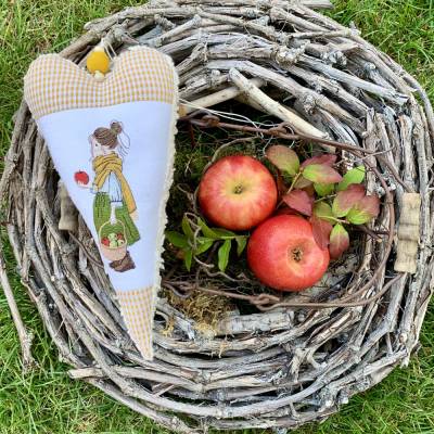XL Herz - Dekoration - Herbst