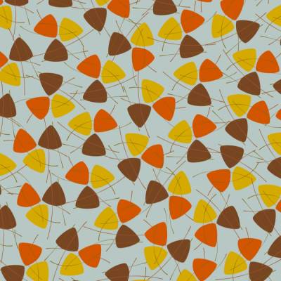Geschenkpapier 40er Retro-Dreiecke, mit wirbelnden Dreiecken und Strichen