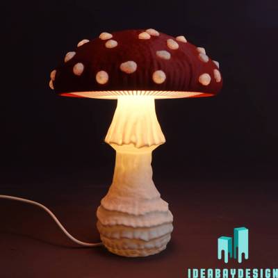 Fliegenpilz Lampe – Magische Deko-Leuchte für dein Zuhause im Wald-Design